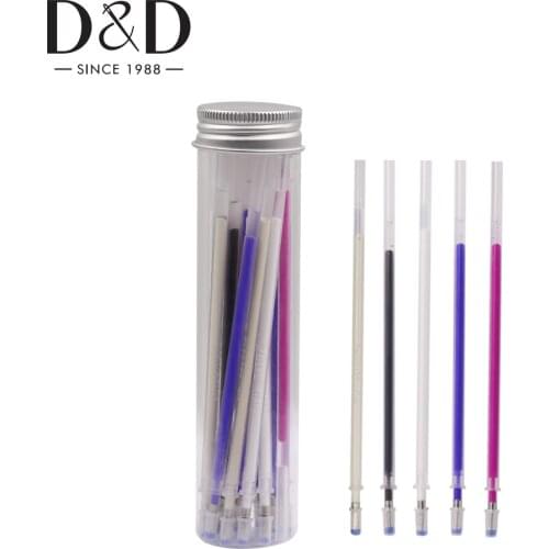 25/40pcs Heat Erasable Pen Refills High Temperature Disappearing Fabric Marker Pen with Storage Box DIY Patchwork Sewing Tools