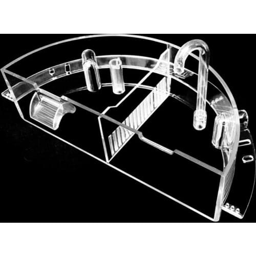 Aquarium External Filter Box Acrylic External Hanging Water Purifier for Round Fish Tank Accessories SCVD889