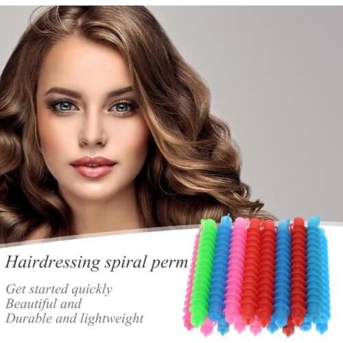 18/26//30/35pcs Hair Perm Rods Plastic Long Spiral Hair Perm Rod Hairdressing Styling Curler Rollers Salon Tool Dropshipping