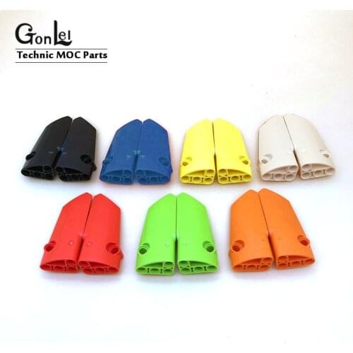 4Pairs High-Tech Panel Fairing # 3 #4 Small Smooth Long, Side A and B Panels 64391 64683 MOC Building Block Brick Parts DIY Toys