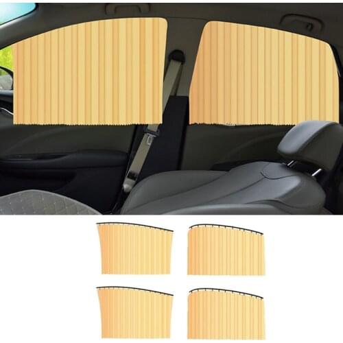 4pcs/set Car Side Window Sun Shade Universal Auto Magnetic Sunshade Curtain Jones-03c
