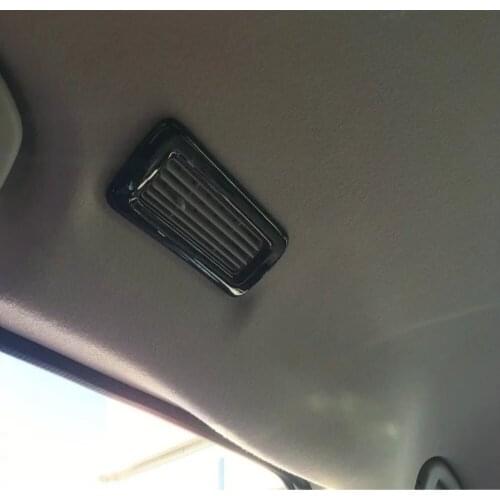 For Nissan Serena C27 2016 2017 2018 2019 Black Car Rear Seat Air Conditioning Panel Cover Trim Interior Accessories 4pcs