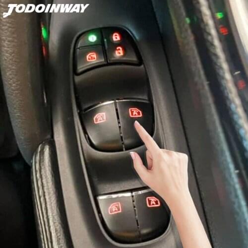 Orange Light Car Electric Window Lifter Intelligent Glass Regulator Master Switch For Nissan Leaf Juke 2013 Xterra Rogue 2020