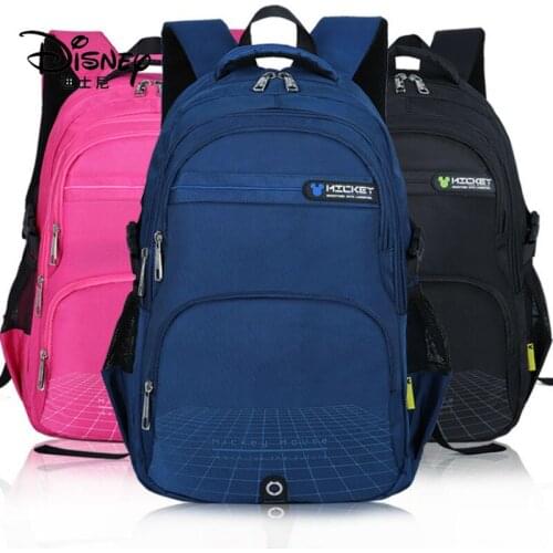 Disney Mickey Mouse Large Capacity Backpack Childrens School Bag Mens Lightweight Childrens Ridge Protection Burden Relieving