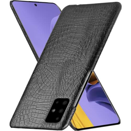 Crocodile Leather Bag Skin Case for Samsung A51 A71 A70 A50 S20 FE S10 A22 A82 5G M31S A81 A91 A21S A31 A41 A12 A32 A52 A72