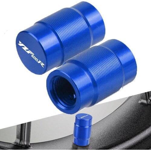 Wheel Tire Valve caps Airtight Covers For YAMAHA YZF600R Thundercat 1996 1997 1998 1999 2000 2001 2002 2003 2004 2005 2006 2007