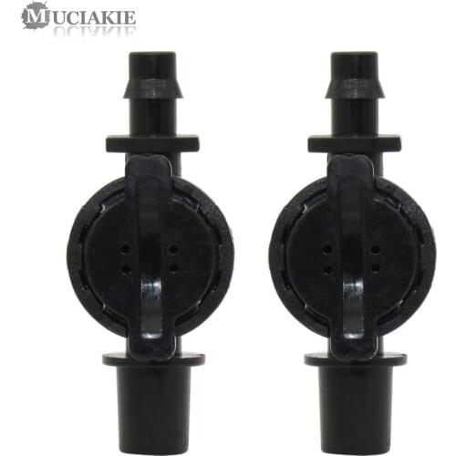 MUCIAKIE 5PCS 7.5mm Micro Irrigation Drip Drippers Sprinklers Stop ON/OFF Valve Drip-proof Switch Garden Watering Hose Joiner