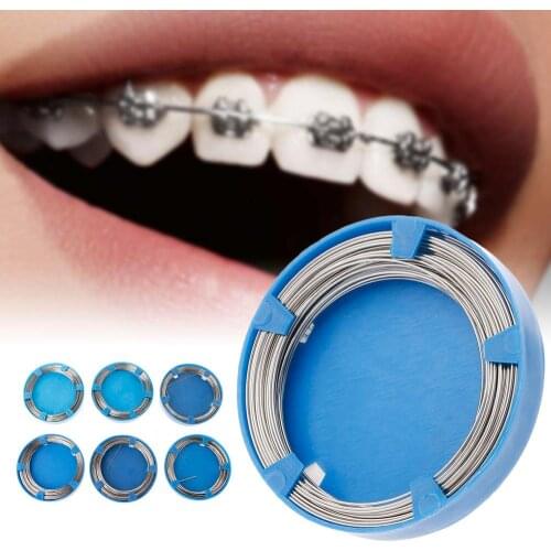 Dental Stainless Steel Wire For Orthodontic Teeth Instruments 0.5-1.0mm