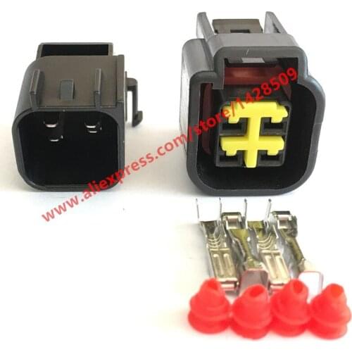 5 Sets FWY-C-4F-B 12444-5504-2 4 Pin Female Male PCB Socket Automotive Connector For Furukawa Electrical Plug