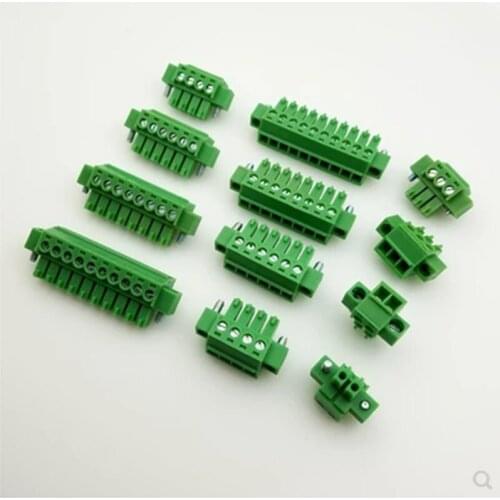 1pcs Plug and pull PCB terminal KF2EDGKM-3.81mm flange MC1.5-STF/15EDG