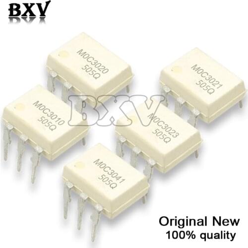 10PCS MOC3020 MOC3021 MOC3022 MOC3023 MOC3041 MOC3043 MOC3052 MOC3061 MOC3062 MOC3063 DIP6 DIP new and original IC In Stock