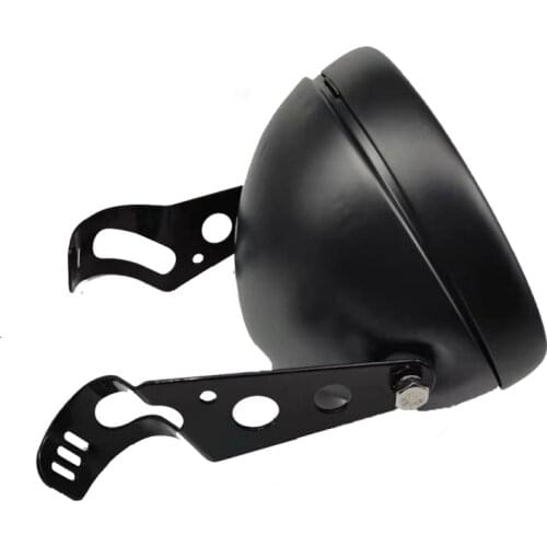5 3/4" Motorcycle 5.75 Inch LED Headlight Mounting Housing Bucket Motorbike Cover Holder Lighthouse Clamps XR1200X Iron 883