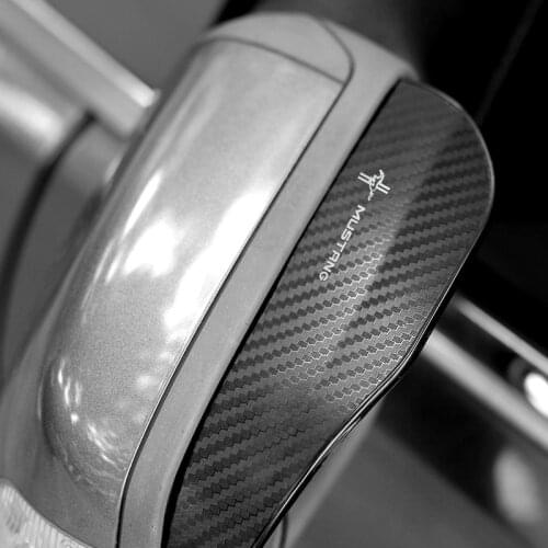 Car Side Rear View Mirror Rain Eyebrow Visor Rain Shield Shade Cover for Ford Mustang 2015 2017 2018 Accessories