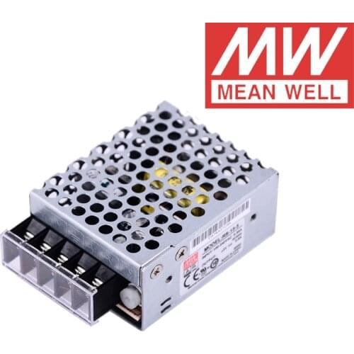 Mean Well RS-15-5 AC/DC 15W/3A/5V Single Output Switching Power Supply meanwell online store