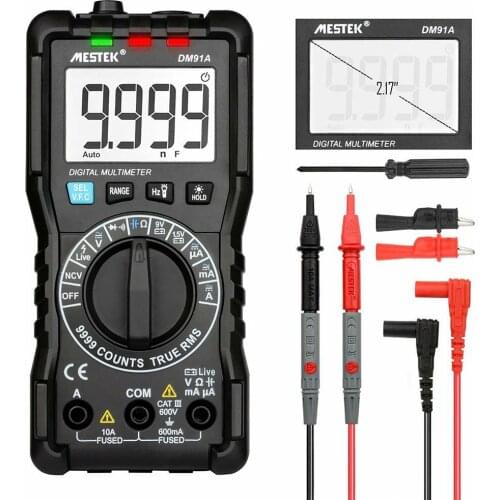 DM91A Mini Multimeter Digital Multimeter Multi-function High Precision Wireless Auto Range Tester Multi Meter