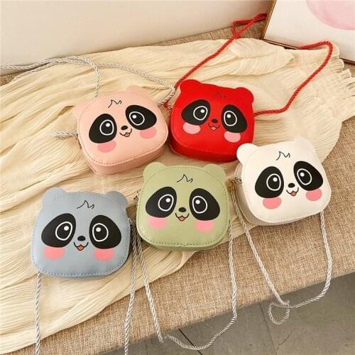 PU Leather Childrens Mini Coin Purse Crossbody Bag Cute Cartoon Boys Girls Small Shoulder Messenger Bags Baby Kids Handbags