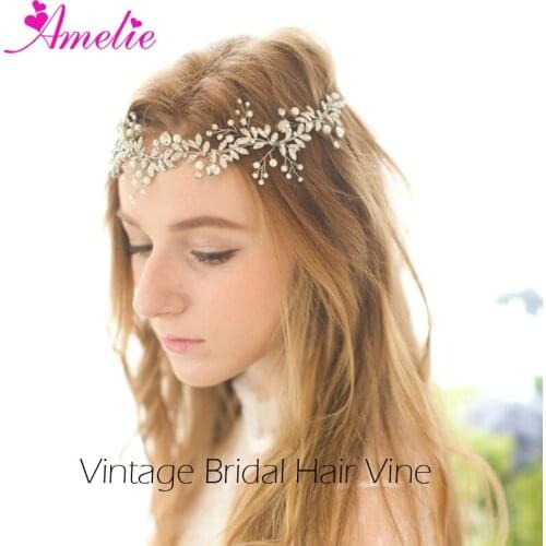 Dainty and Delicate Crystal Shimmer Wedding Hair Vine Party Prom Dress Hair Jewellery 12pcs