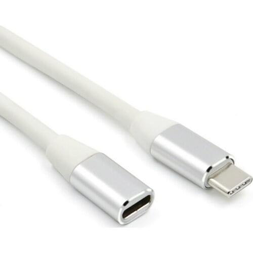 1 Meter USB Type C Extension Cable USB 3.1 USB-C Male to Female Extending Wire Extender Cord Connector Dock