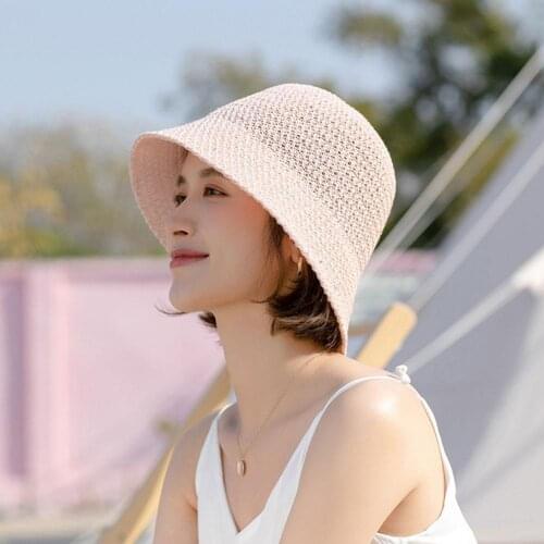 New 6 Colorways Summer Bucket Cap For Women Spring Hat Autumn Outdoor Sports Hat Ladies Gift Fishing Wholesale L7Y8