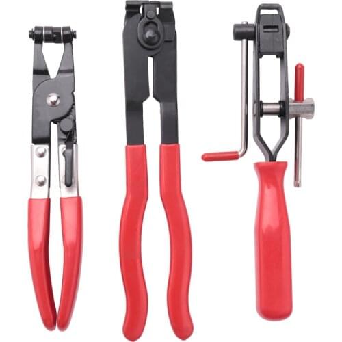 3Pcs Cv Joint Boot Clamp Pliers Car Banding Hand Tool Kit Set For Use Multifunctional With Coolant Hose Fuel Hose Clamps Tools