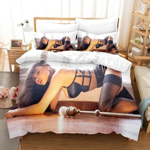 Sexy Beauty Bedding Set 3d Duvet Cover Sets Comforter Bed Linen Twin Queen King Single Size Fashion Luxury Girl Gift Modern