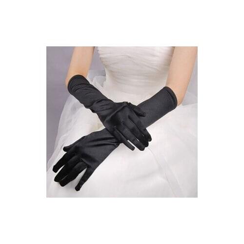 The Summer Buff Gloves Plain Black Light Taste Show Etiquette Glove