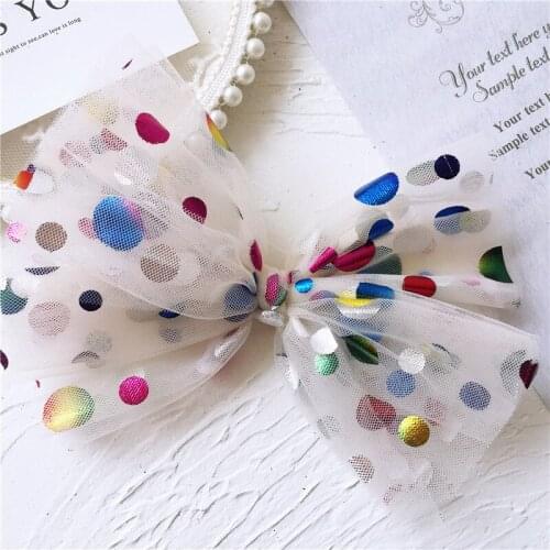Fashion Pinwheel Hair Bow With Flower Dot For Hair Clips Girl Ribbon Boutique For Headbands