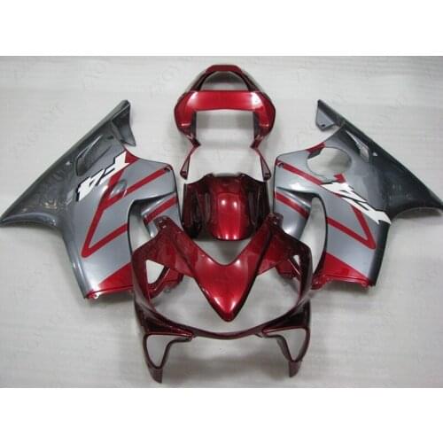 Body Kits CBR F4i 2001 - 2003 Pearl Red Silvery Fairing Kits for Honda Cbr600 2003 Fairing Kits CBR600F4i 2002