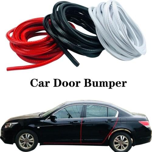 NEW 5M Car Door Edge Scratch Protector Strip Guard Trim Auto Door Anti Collision Strip With Steel Car-Styling Car Decoration