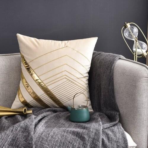 Pillow Embroidery Geometric American Style Phnom Penh Waist Pillow Fashion Home Living Room Sofa Car Office Rest Pillow Case