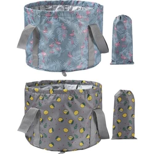 Portable Foldable Washbasin Outdoor Basin Travel Camping Fishing Foot Washing Basket Bucket Spa Foot Bath Bucket Accessories