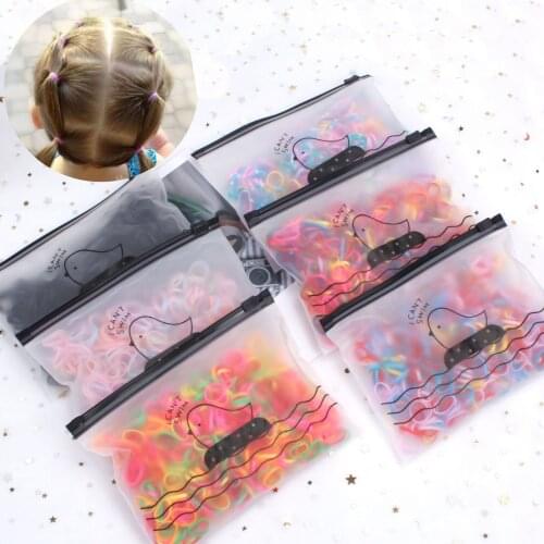 About 1500pcs/bag Wholesale Child Baby Hair Holders Rubber Bands Elastics Girls Tie Gum Braids Hair Accessories