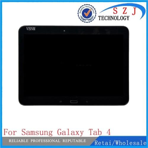 VBNM 10.1 inch For Samsung Galaxy Tab 4 T530 T531 T535 LCD Display + Touch Panel Screen Glass Digitizer Assembly + Frame