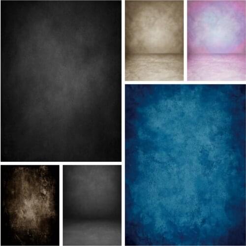 Vinyl Backdrops For Photography Dark Black Gradient Solid Color Fantasy Texture Pattern Baby Newborn Portrait Photo Backgrounds
