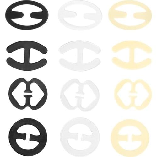 12pcs Bra Strap Clips Conceal Straps Cleavage Control New Invisible Underwear Buckle Bra Back Intimates Accessories Strap Holder