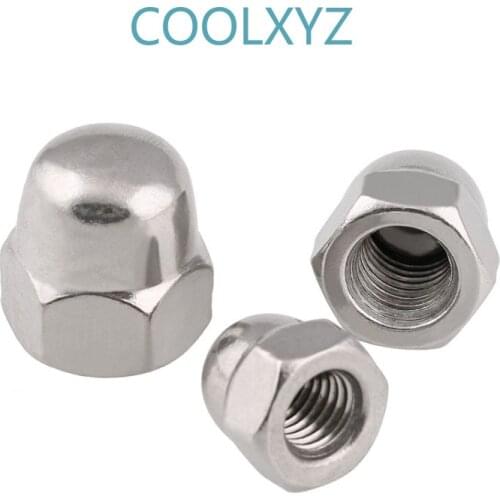 Acorn Nut 304 stainless steel cover type nut American Cap Nut Inch Ball Nut 5Pcs