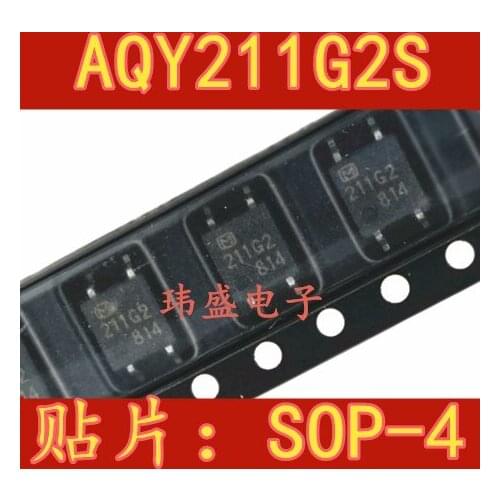 10pcs AQY211G 211G2 AQY211G2S SOP-4