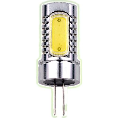 Super bright g4 7w led cob led light dc12v white warm white high power 10pcs/lot