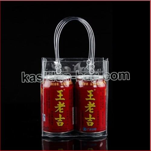 100pcs/lot) wholesale waterproof transparent clear shopping bag pvc