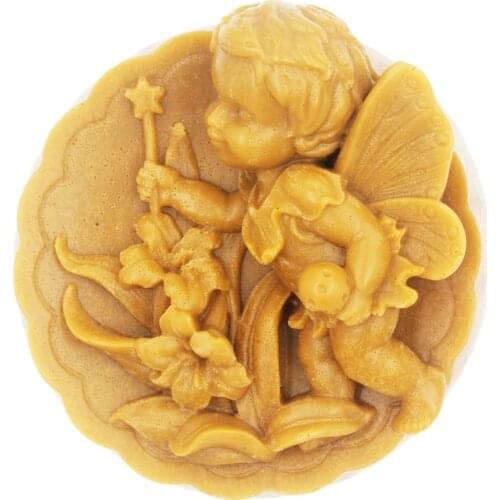 3D Angel Baby Silicone Soap Mold Flower Craft Art Silicone 3D Soap Mold Craft Molds DIY Handmade Candle Molds