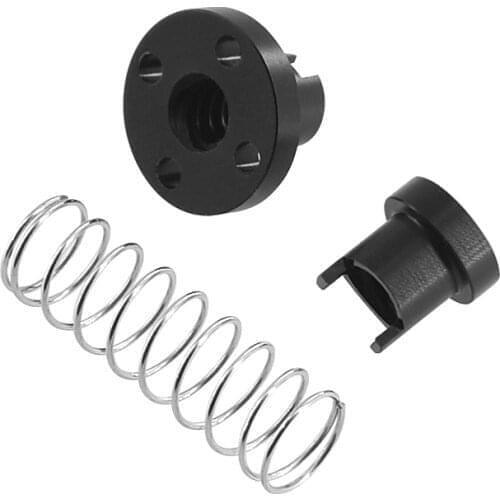 3D Printer T8 POM Anti Backlash Nuts For Lead 8mm Acme Threaded Rod Eliminate the gap Spring DIY CNC Accessories