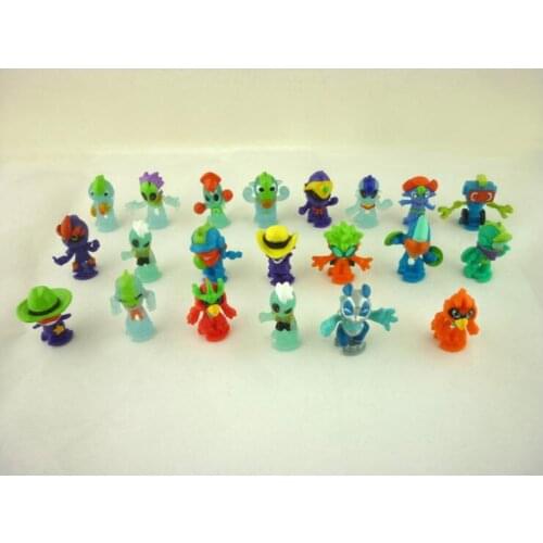 50pcs/lot Q version mini 2.5cm alien toys for kids, Present for boys and girls, Anime figurine, Figuras de accion,capsule toys