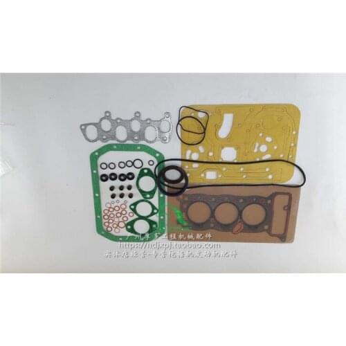 Free shipping 3KC1 Engine Gasket kit For excavator loader forklift tractor garbage truck diesel engine kit parts