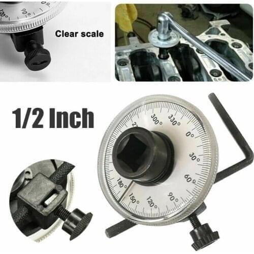 Dial Rotary Angle Gauge 1/2” drive Professional Torque Wrench Bike Professional Repair Tool Socket Wrench