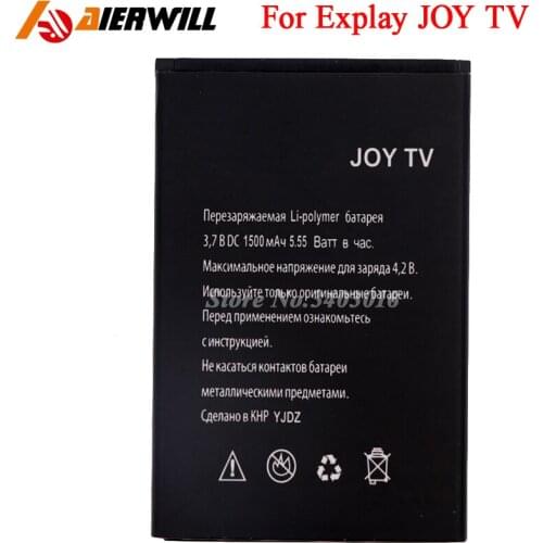 For Explay JOY TV Battery High Quality Mobile phone Accumulator 1500mAh