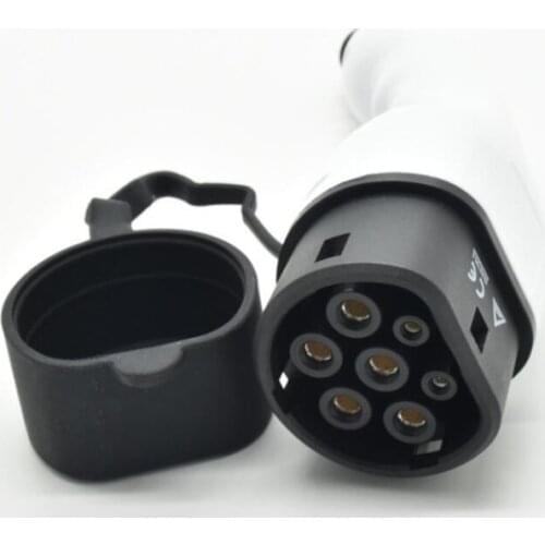 EV Plug 16A 32A Three Phase IEC 62196 European Standard Type 2 Female Plug Connector Car Side For Electric Vehicle Charging