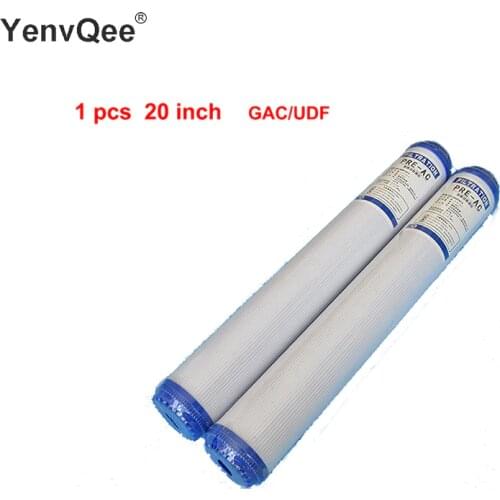 20-Inch Water Purifier Filter UDF/GAC GRANULAR ACTIVATED CARBON 5 MICRONTASTE/ODOR CARBON WATER FILTER FOR REVERSE OSMOSIS