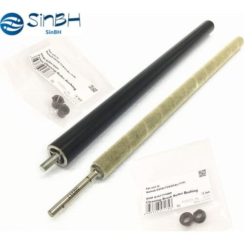 1Pack X Fuser Cleaning Roller+Brush Roller+Bushing A2XK740400 A161771000 For Konica Minolta Bizhub C554 C654 C754 C654e C754e