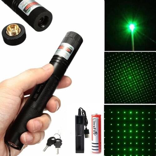 Hunting powerful Laser burning matches Green Beam Sight 5000m 532 NM Pointer for Camping Hunting Emergency Accessroies
