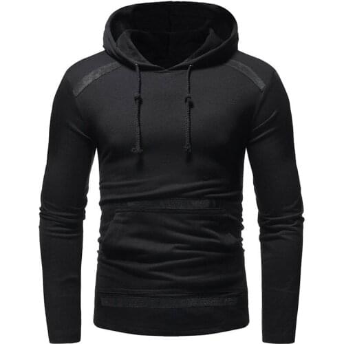 Cotton Mens Hoodies 2019 Sweatshirts Hoodies Outwear Black Streetwear Summer Pullover Men Hoodie H001